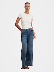 Forever New White Kelly Tuck Detail Baby T-Shirt - Image 5 of 5