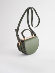 Green Top Handle Saddle Bag - Image 1 of 8
