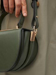 Green Top Handle Saddle Bag - Image 3 of 8