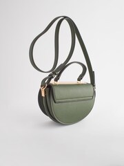 Green Top Handle Saddle Bag - Image 4 of 8