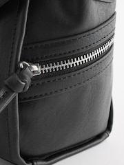 Black Casual Side Zip Cross-Body Bag - Image 9 of 9