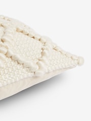 Natural Chevron Bobble 40 x 59cm Cushion - Image 5 of 5