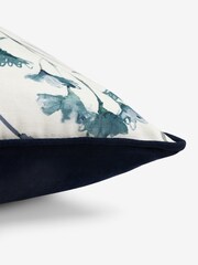 Blue 40 x 59cm Isla Floral Cushion - Image 5 of 5