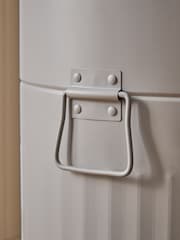 Light Grey 30L Vintage Ribbed Soft Close Bin - Image 3 of 5