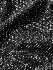 Black Flared Sequin Trousers - Image 6 of 6