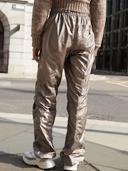 Bronze Parachute Cotton Cargo Trousers - Image 4 of 5