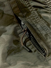 Khaki Green Camo Utility Swim Shorts - Image 9 of 10