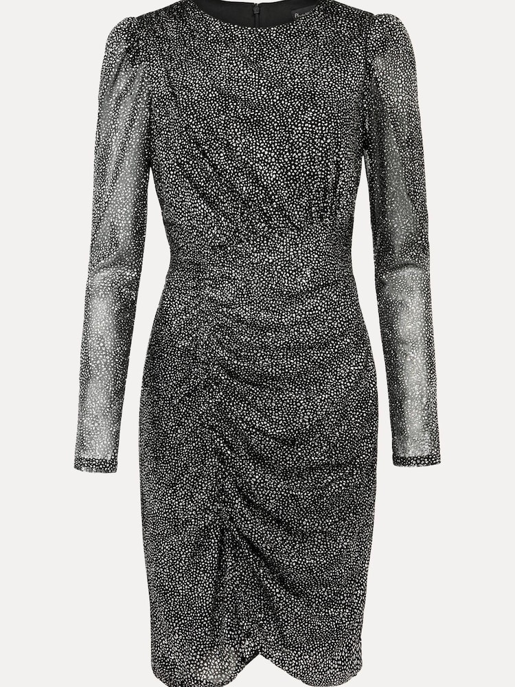 Phase Eight Cady Sparkle Mini Black Dress - Image 6 of 6