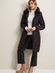 Phase Eight Red Petite Bobbie Puffer Coat - Image 3 of 6