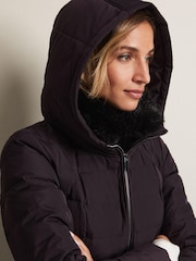 Phase Eight Red Petite Bobbie Puffer Coat - Image 5 of 6