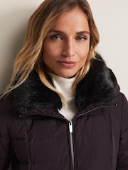Phase Eight Red Petite Bobbie Puffer Coat - Image 6 of 6