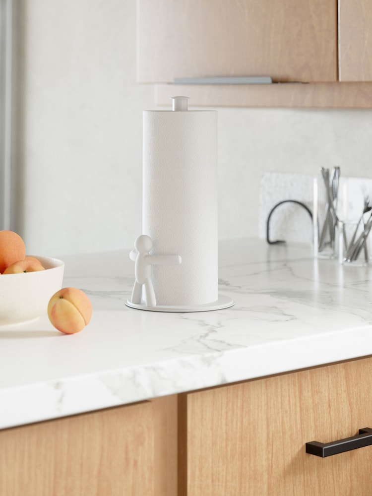 Umbra White Buddy Paper Towel Holder - Image 2 of 4