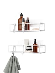 Umbra White Cubiko Shower Caddy - Image 3 of 4
