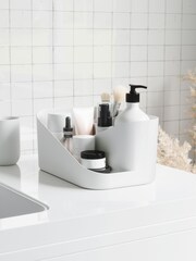 Umbra White Glam Cosmetic Organiser - Image 1 of 4