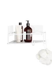Umbra White Cubiko Corner Shower Caddy - Image 4 of 4