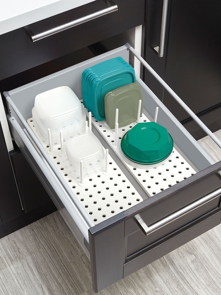 Umbra White Peggy Drawer Organiser - Image 2 of 4