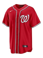 Nike Red Washington Nationals Official Replica Alternate Jersey - Image 2 of 3