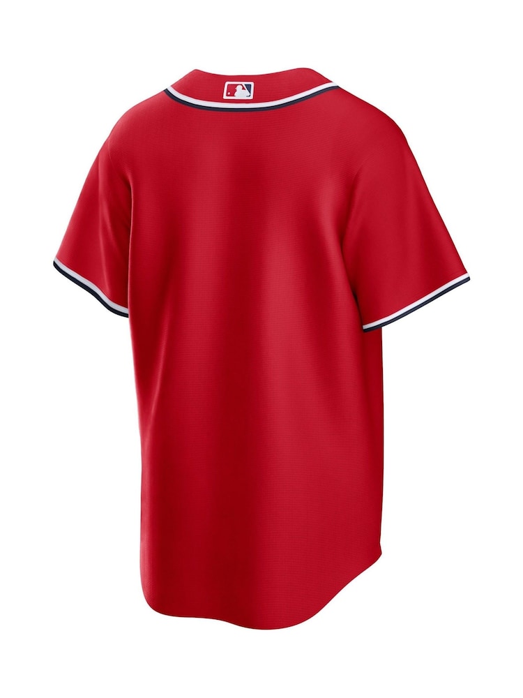 Nike Red Washington Nationals Official Replica Alternate Jersey - Image 3 of 3