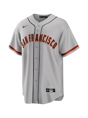 Nike Grey Fanatics Grey San Francisco Giants  Nike Official Road Jersey - Image 2 of 3