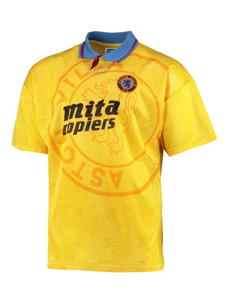 Fanatics Yellow Aston Villa 1990 Third Shirt - Image 2 of 3
