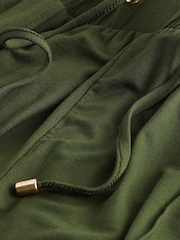Khaki Green Cargo Jersey Joggers - Image 7 of 7