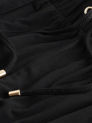 Black Cargo Jersey Joggers - Image 6 of 6