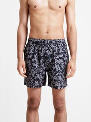 French Connection Black Marine Swim Shorts - Image 1 of 3
