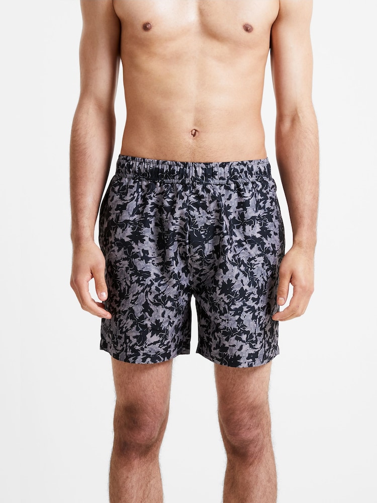 French Connection Black Marine Swim Shorts - Image 1 of 3
