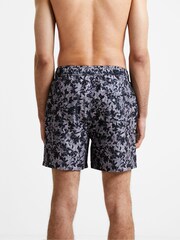 French Connection Black Marine Swim Shorts - Image 2 of 3