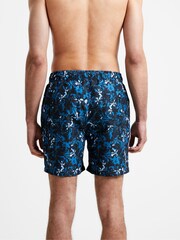 French Connection Navy Blue Marine Swim Shorts - Image 2 of 4