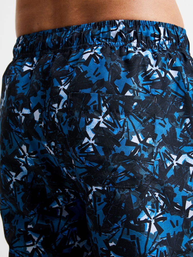 French Connection Navy Blue Marine Swim Shorts - Image 4 of 4