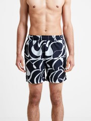 French Connection Blue Marine Swim Shorts - Image 1 of 1
