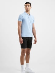 French Connection Blue Signature 100% Cotton Polo Shirt - Image 4 of 5