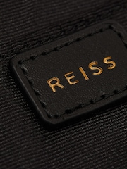 Reiss Black Bleeker Velvet Handbag - Image 3 of 6