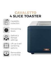 Tower Blue Cavaletto 4 Slice Toaster 1800W - Image 11 of 17