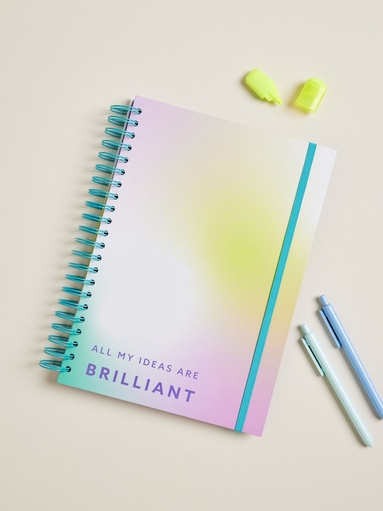 Purple/Teal Gradient A4 Project Book - Image 1 of 4