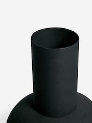 French Connection Black Metal Vase - Image 2 of 4