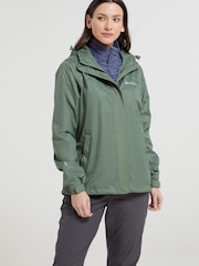 Chaqueta verde impermeable ligera Torrent para mujer de Mountain Warehouse - Imagen 1 de 6