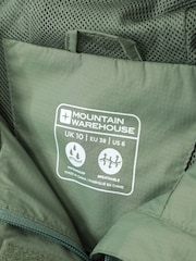 Chaqueta verde impermeable ligera Torrent para mujer de Mountain Warehouse - Imagen 3 de 6