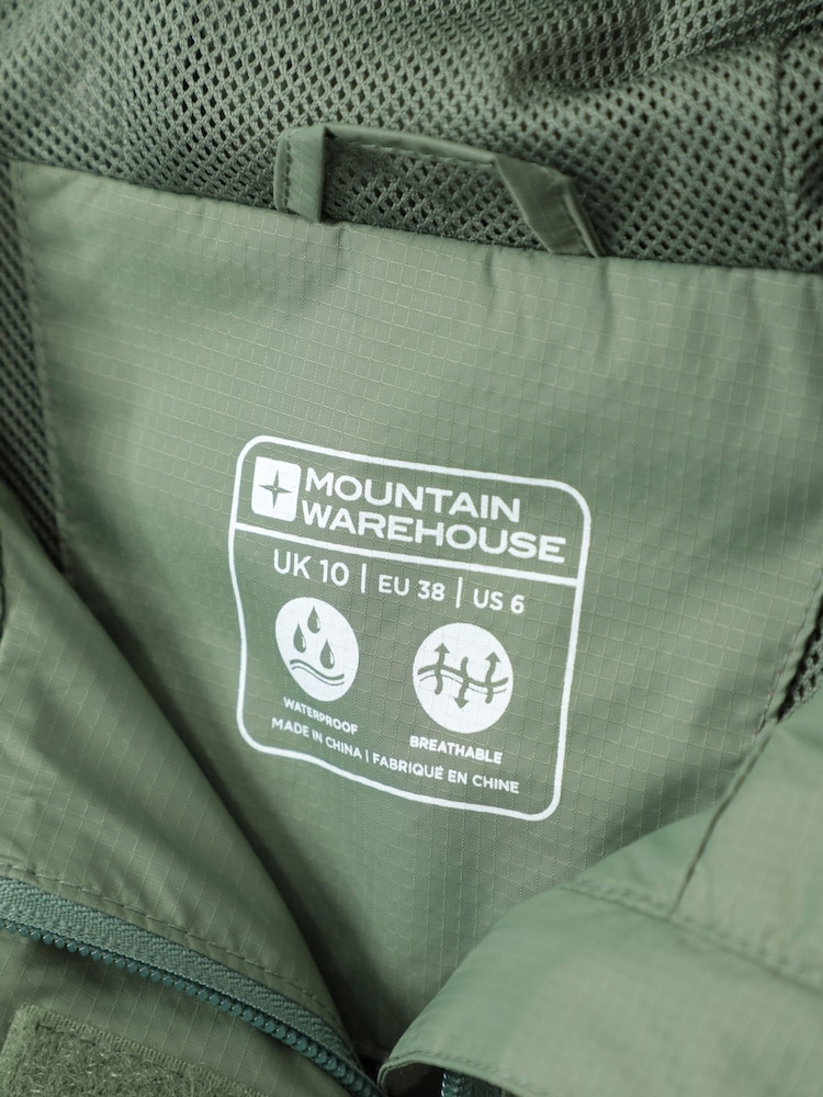 أخضر ـ سترة نسائية خفيفة مضادة للماء تشكيلة Torrent من Mountain Warehouse - صورة 2 من 6