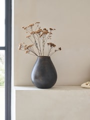French Connection Black/Bronze Patina Metal Vase - Image 1 of 3
