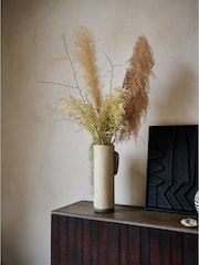 French Connection Cream Long Paper Mache Vase - Image 1 of 7