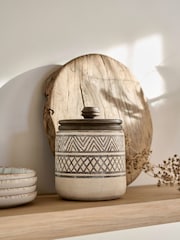 French Connection Cream Watamu Storage Jar - Image 1 of 2