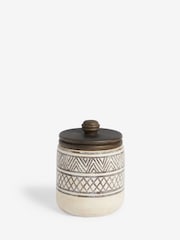 French Connection Cream Watamu Storage Jar - Image 2 of 2