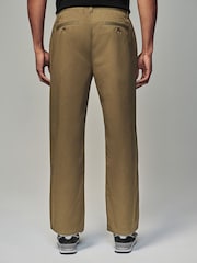 Light Tan Relaxed Fit Utility Chino 100% Cotton Trousers - Image 4 of 10