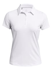 Under Armour White/Black Golf Play Off Small Logo Polo Shirt - Image 3 of 4