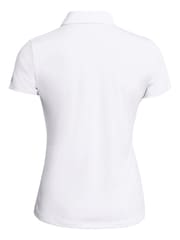 Under Armour White/Black Golf Play Off Small Logo Polo Shirt - Image 4 of 4