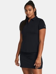 Under Armour Black Small Golf Play Off Logo Polo Shirt - Image 1 of 4