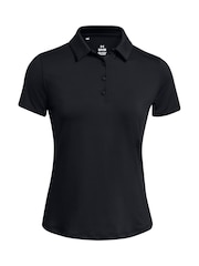 Under Armour Black Small Golf Play Off Logo Polo Shirt - Image 3 of 4