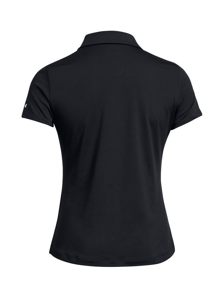 Under Armour Black Small Golf Play Off Logo Polo Shirt - Image 4 of 4